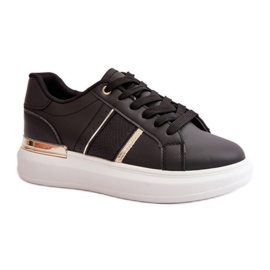 Black platform sports shoes Black platform sports shoes