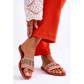 Sandal Flip-flops Model Bellisa CK270P Orange - Step in style Sandal Flip-flops Model Bellisa CK270P Orange - Step in style