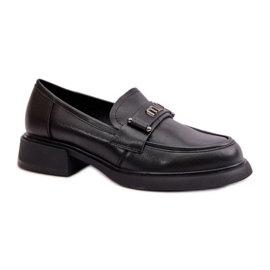 Vinceza Elegant women's Black moccasins
