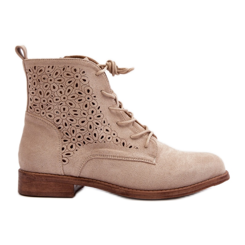 Boots with an openwork upper S.Barski Light Beige