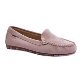 Violet women's moccasins purple