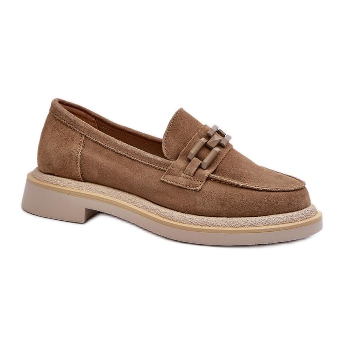 S.Barski Brown women's flat moccasins S.Barski Brown women's flat moccasins