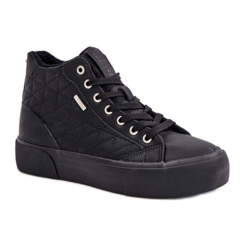 Quilted insulated Big Star Black sneakers