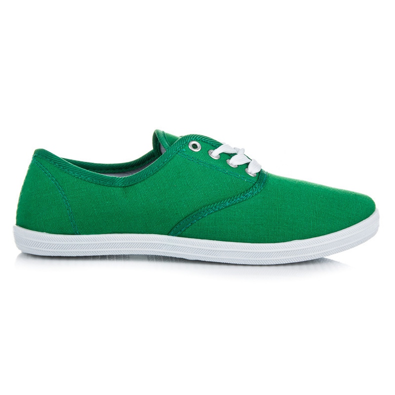 New Age lace-up sneakers green