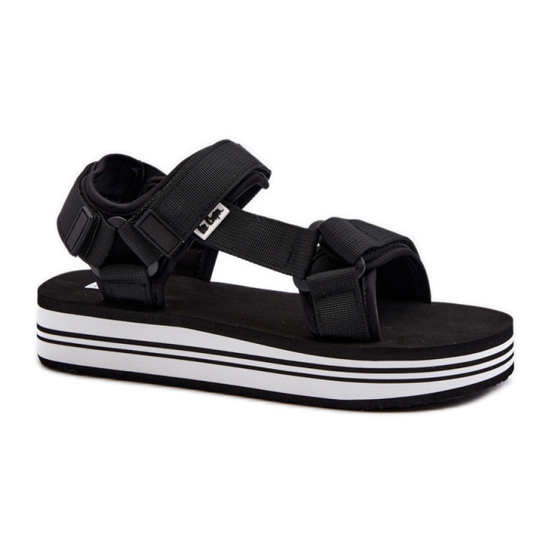 Lee Cooper Black/White women's platform sandals Lee Cooper Black/White women's platform sandals
