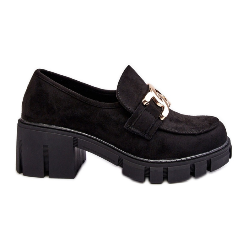 Women's high-heeled shoes with Black decoration Women's high-heeled shoes with Black decoration