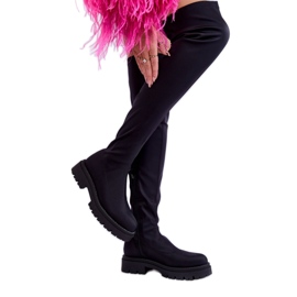 Women's over-the-knee boots Black