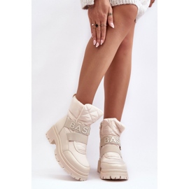 Snow boots Model Zeva VL225P Light Beige - Step in style Snow boots Model Zeva VL225P Light Beige - Step in style
