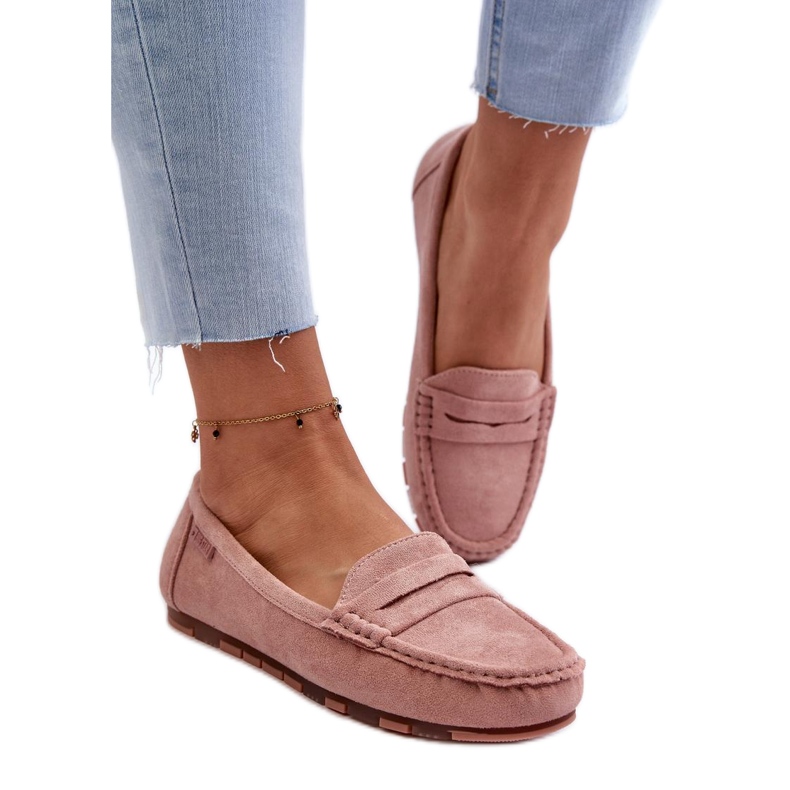Big Star Pink women's moccasins