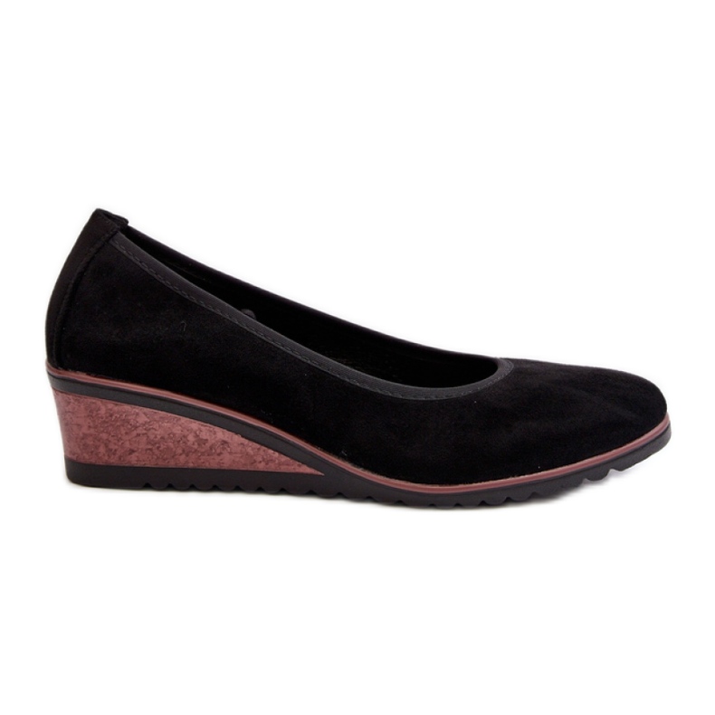 Women's Black wedge shoes