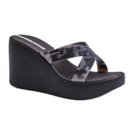 Ipanema Black women's wedge sandals