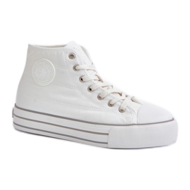 Big Star White Insulated High-Top Sneakers