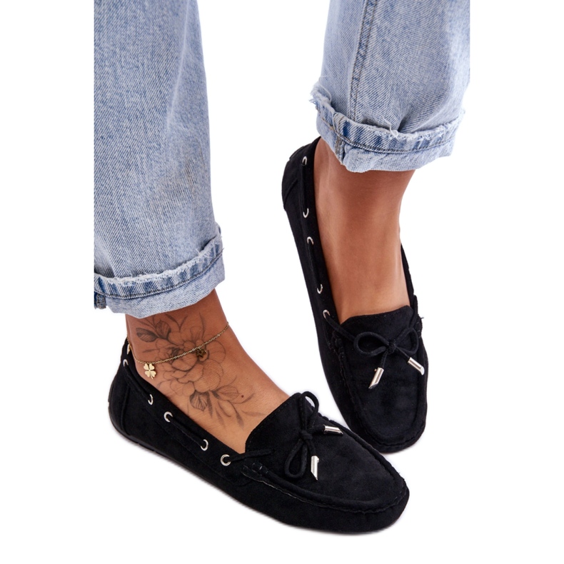Moccasins Model Si Passione FT246 Black - Step in style
