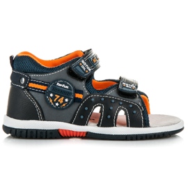 American Club Boys' Velcro sandals blue American Club Boys' Velcro sandals blue