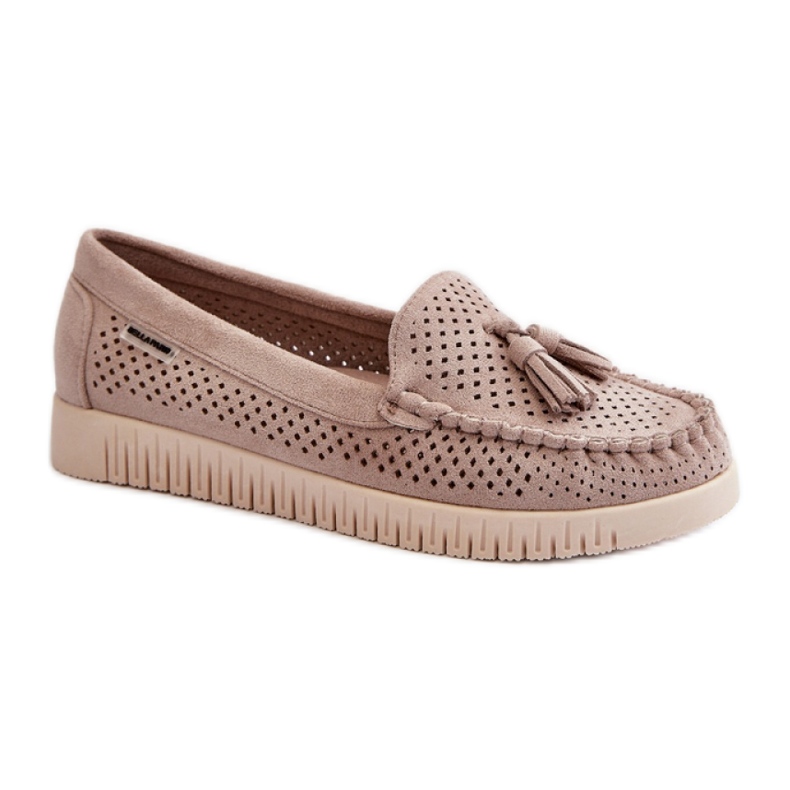Moccasins Model Tinami HH503-8 Beige - Step in style