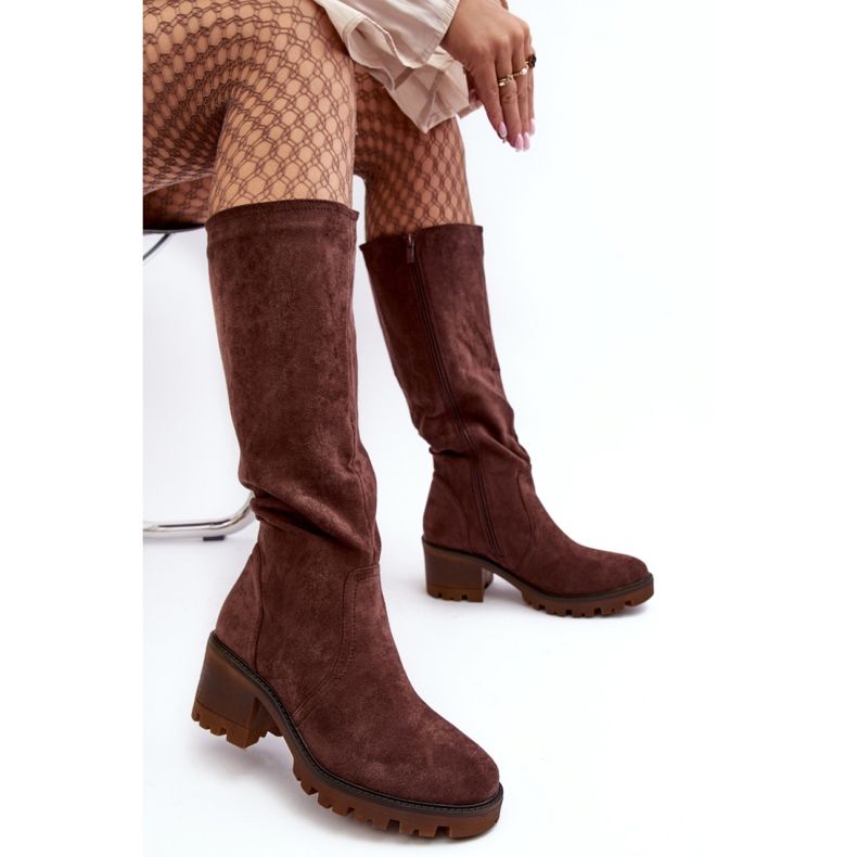 Boots Model Beveta D8130 Dark Brown - Step in style