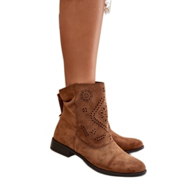 Boots Model Irinette MAM65-106 Brown - Step in style