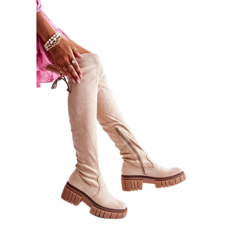 Boots Model Cheera UK105P Light Beige - Step in style
