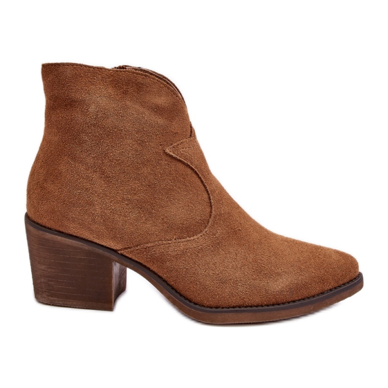 Boots Model Da SN622-29 Camel Suede - Step in style brown
