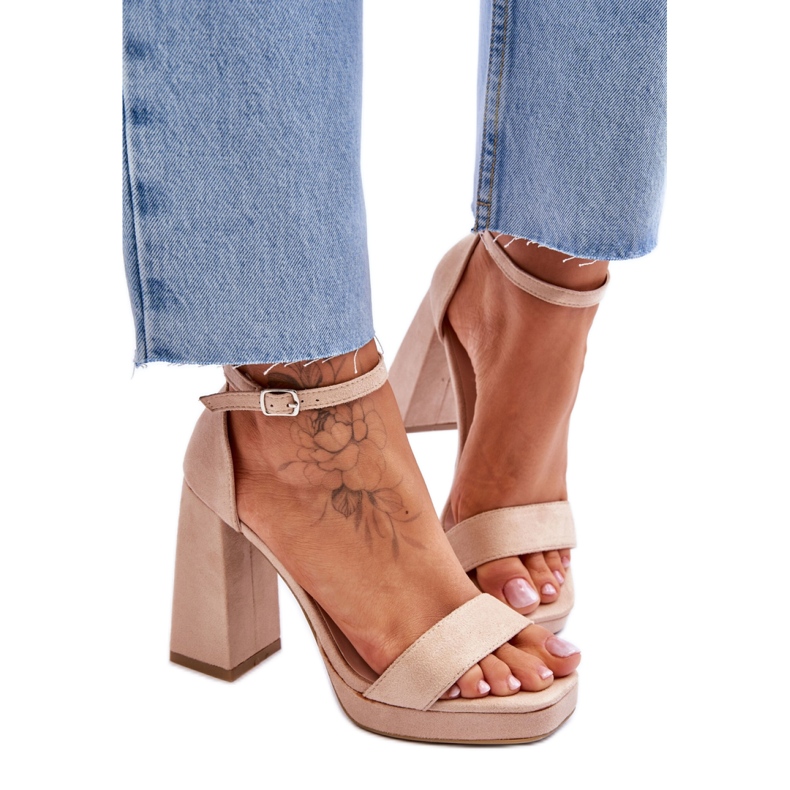 Sandals Model Merila LC-29 Beige - Step in style