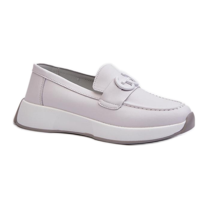 Moccasins Model S.Barski LR490 Light Gray - Step in style grey