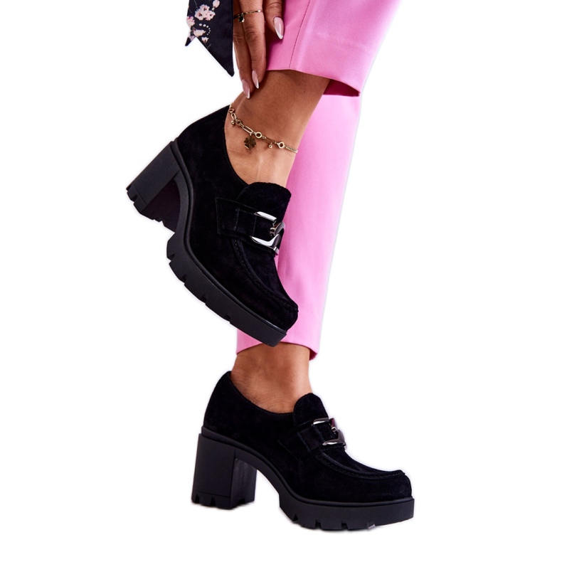 Shoes Model Harmell 20097 Black Suede - Step in style