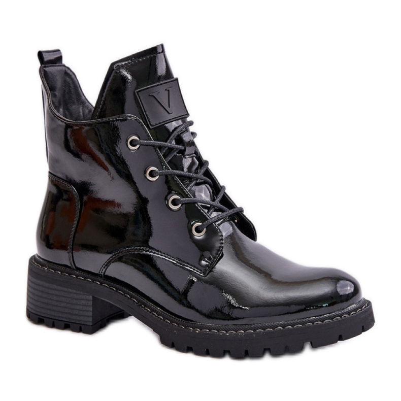 Boots Model Vinceza 58136 Black Varnish - Step in style