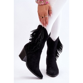 Cowboy boots Model Elyse HY51-88 Black Suede - Step in style