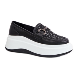 Moccasins Model Vinceza 89105 Black - Step in style