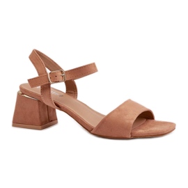 Sandals Model Leisha LT33-10 Camel - Step in style brown