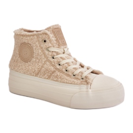 Sneakers Model Big Star OO274A444 Beige - Step in style Sneakers Model Big Star OO274A444 Beige - Step in style
