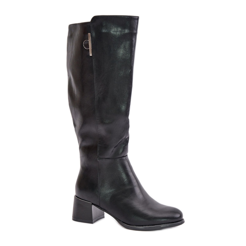 Boots Model Izanae RMR2481-3 Black Leather - Step in style
