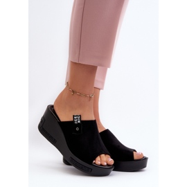 Sandal Flip-flops Model Vleni 58291 Black - Step in style Sandal Flip-flops Model Vleni 58291 Black - Step in style