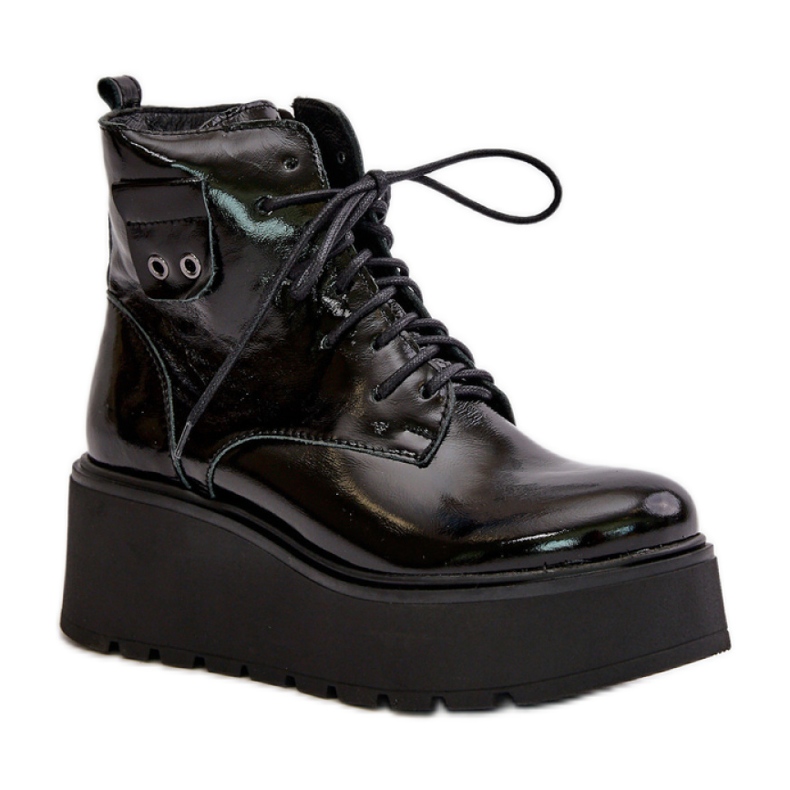 Boots Model Zazoo 60499 Black Leather - Step in style