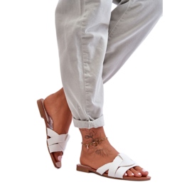 Sandal Flip-flops Model Aversa W-112 White - Step in style