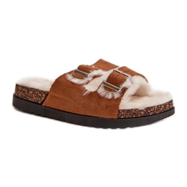 Slippers Model Ezilena WSL-200 Camel - Step in style brown