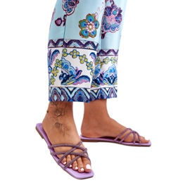 Sandal Flip-flops Model Leomi 5628-2 CLA-1 Violet - Step in style
