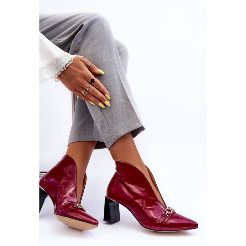 Boots Model Maciejka 05262-15/00-1 Fuchsia - Step in style pink