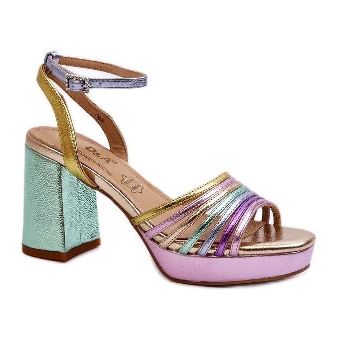 Sandals Model Da CR920 Multicolor Violet - Step in style multicolored