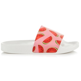 Vices Watermelon Slippers white red pink