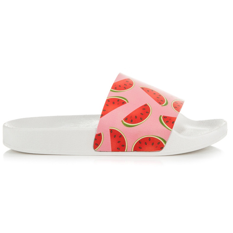 Vices Watermelon Slippers white red pink