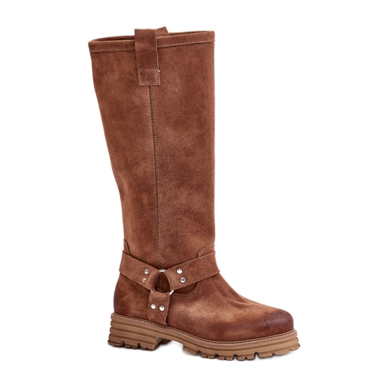 Boots Model Lewski 3615 Brown Suede - Step in style