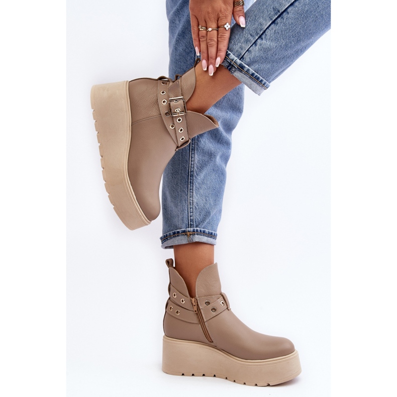 Boots Model Zazoo 1752 Beige - Step in style