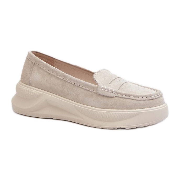 Moccasins Model Filidia 24PB18-6889 Beige - Step in style