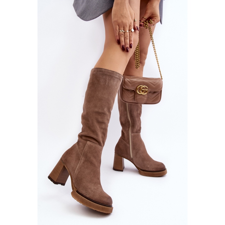Boots Model Lemar Ceraxa 70133 Brown Suede - Step in style