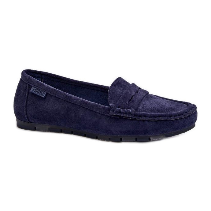 Moccasins Model Big Star NN274931 Memory Foam System Navy - Step in style