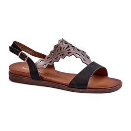 Sandals Model Sergio Leone SK070H Black - Step in style