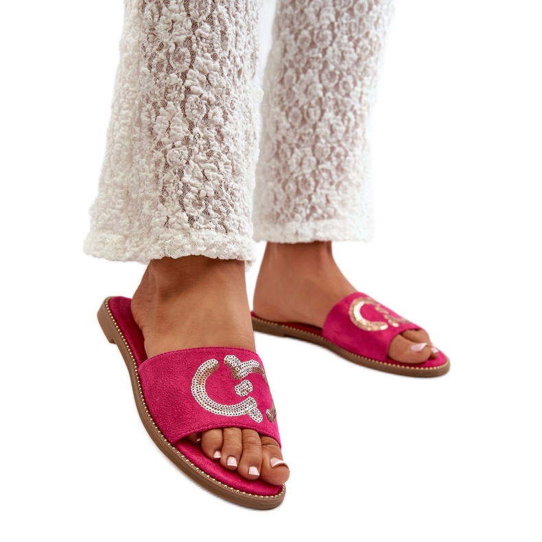 Sandal Flip-flops Model S.Barski KV27-052 Fuchsia - Step in style pink