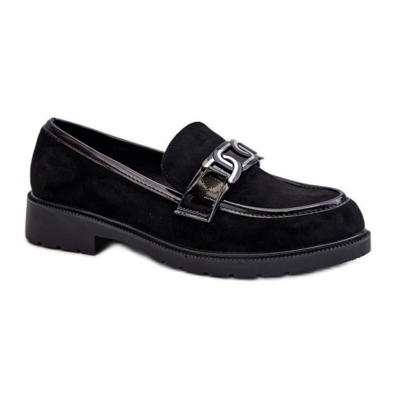 Moccasins Model S.Barski HY3350A Black - Step in style
