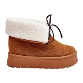 Snow boots Model Olimuka VL212P Camel - Step in style brown Snow boots Model Olimuka VL212P Camel - Step in style brown